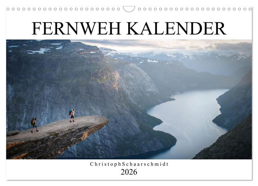 Fernweh Kalender (Wandkalender 2026 DIN A3 quer) CALVENDO Monatskalender