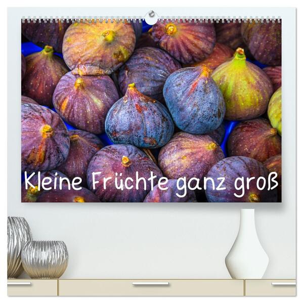 Kleine Früchte ganz groß (hochwertiger Premium Wandkalender 2026 DIN A2 quer) Kunstdruck in Hochglanz