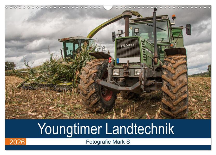 Youngtimer Landtechnik (Wandkalender 2026 DIN A3 quer) CALVENDO Monatskalender