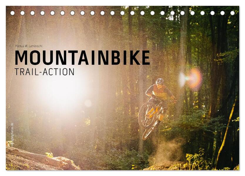 Mountainbike Trail-Action (Tischkalender 2026 DIN A5 quer) CALVENDO Monatskalender