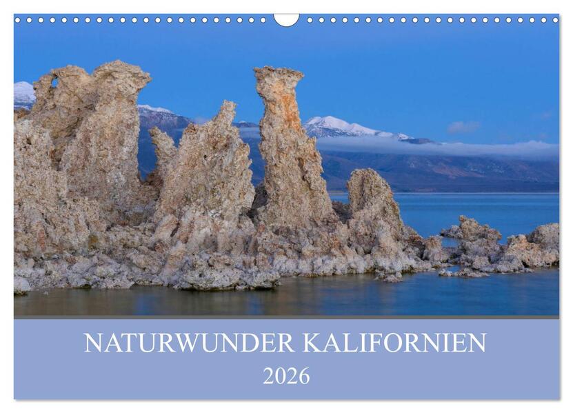Naturwunder Kalifornien (Wandkalender 2026 DIN A3 quer) CALVENDO Monatskalender