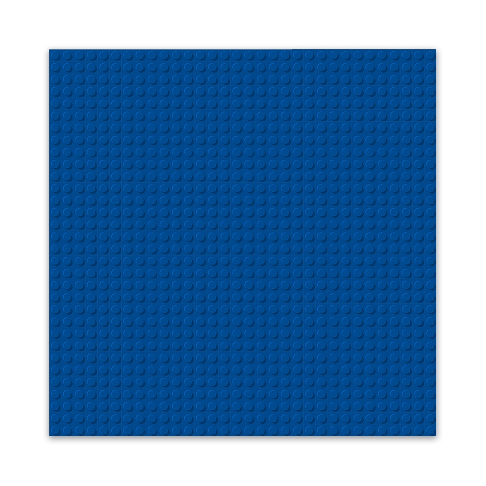 BRIXIES 225009 - Platte 32 x 32 Basic blau Bauplatte 1 Stück