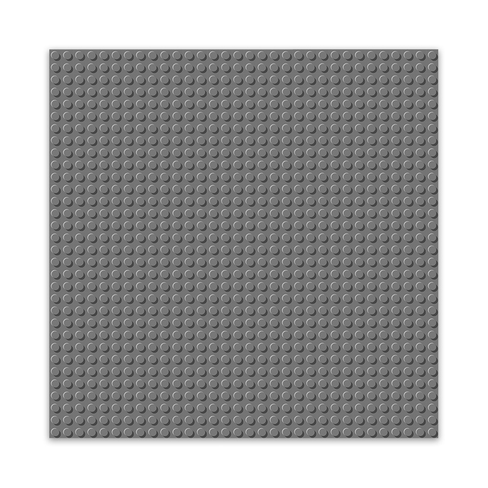 BRIXIES 225011 - Platte 32 x 32 Basic dunkel grau Bauplatte 1 Stück