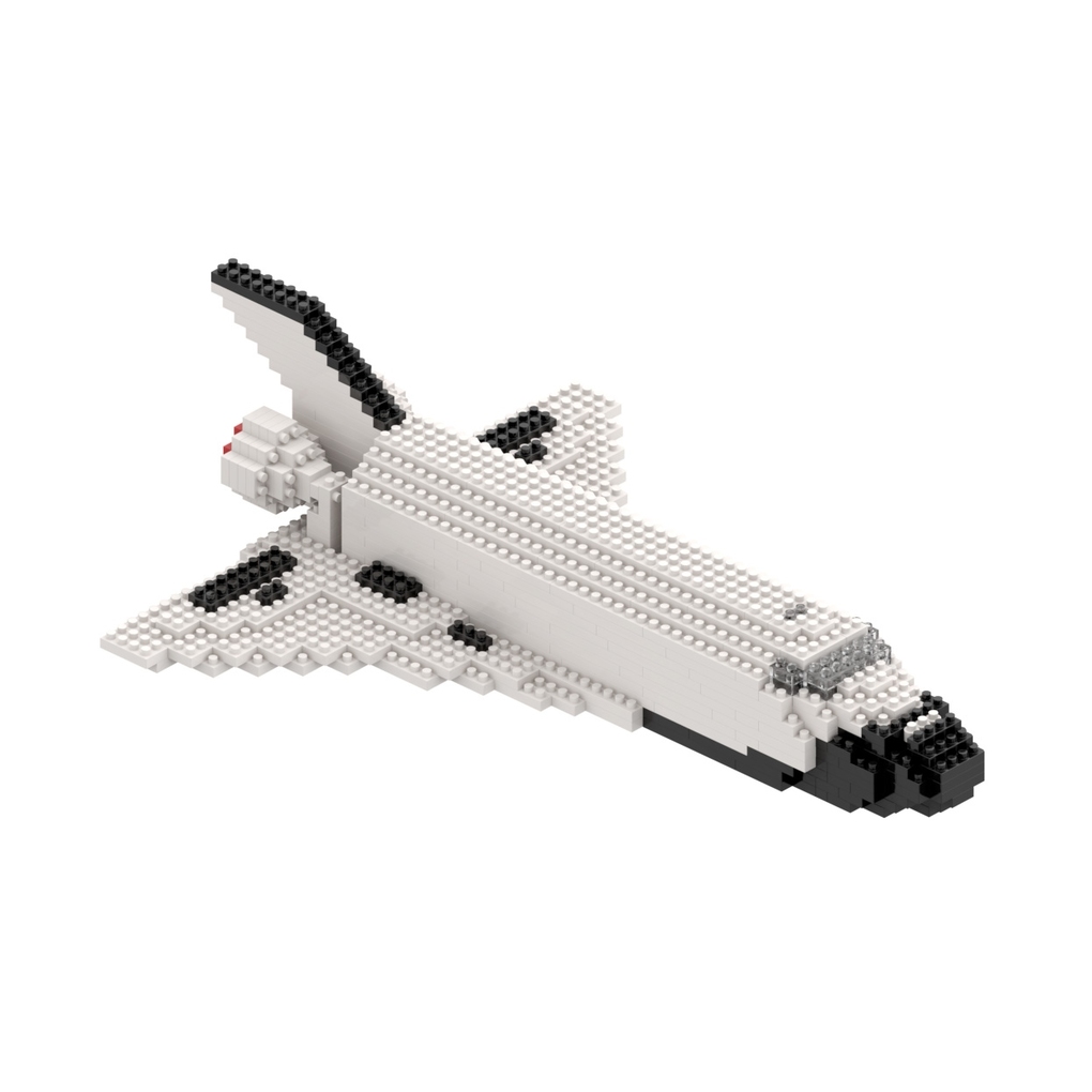BRIXIES 200228 - Raumfähre / Orbiter 3D Konstruktionsbausatz aus Ministeinen ca. 471 Teile