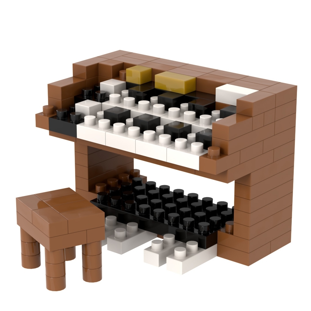 BRIXIES 200114 - Violine 3D Konstruktionsbausatz aus Ministeinen 161 Teile