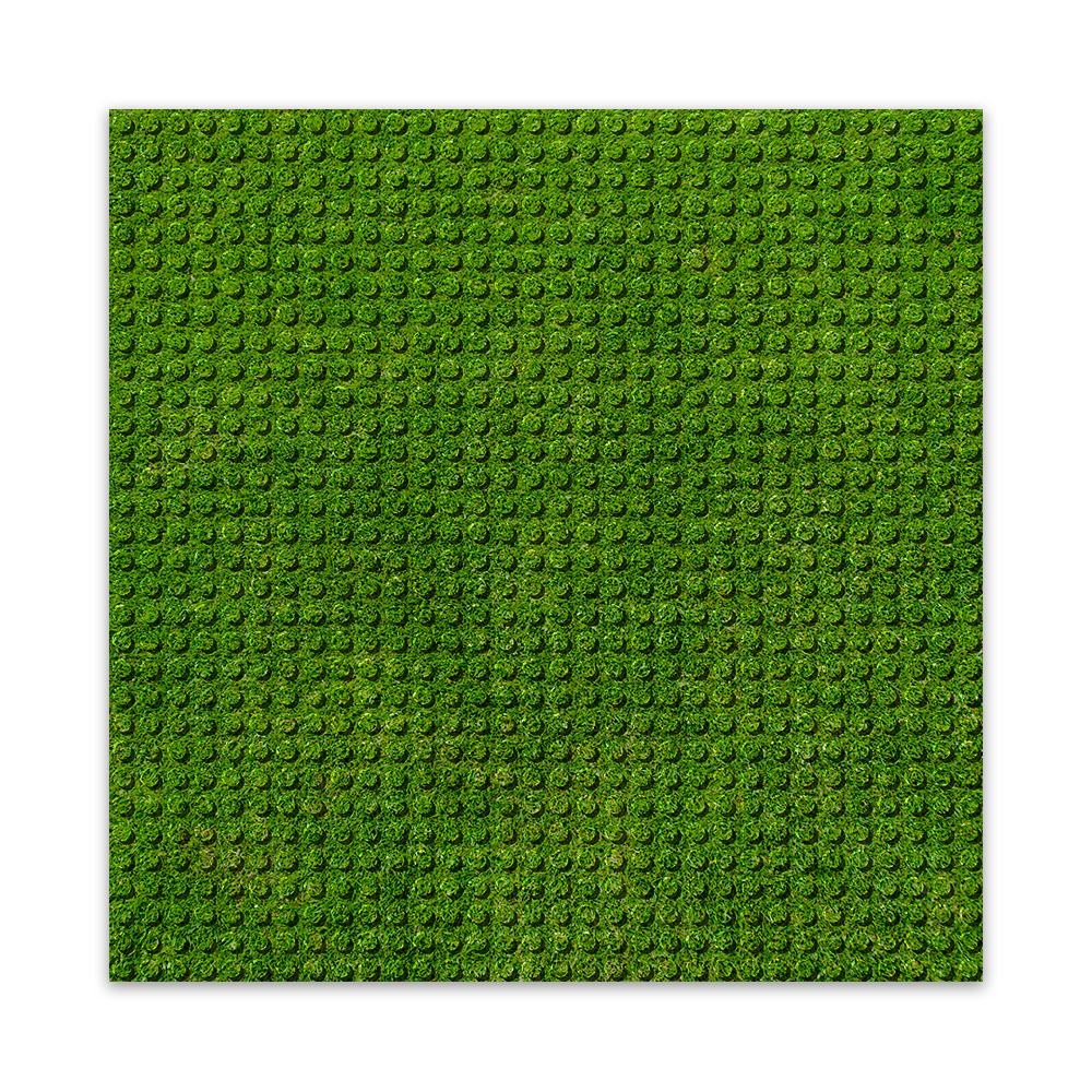 BRIXIES 225000 - Platte 32 x 32 Rasen Fotorealistische Bauplatte 1 Stück