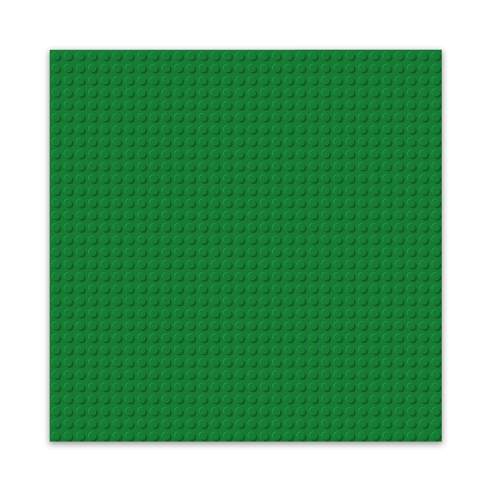 BRIXIES 225008 - Platte 32 x 32 Basic grün Bauplatte 1 Stück