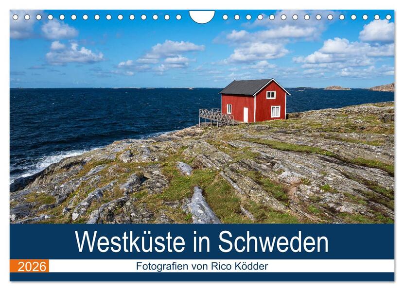 Westküste in Schweden (Wandkalender 2026 DIN A4 quer) CALVENDO Monatskalender