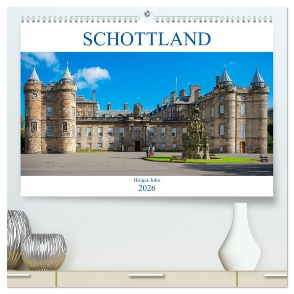 Blickpunkte SCHOTTLAND (hochwertiger Premium Wandkalender 2026 DIN A2 quer) Kunstdruck in Hochglanz