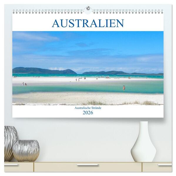 Australien - Australische Strände (hochwertiger Premium Wandkalender 2026 DIN A2 quer) Kunstdruck in Hochglanz