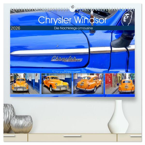Chrysler Windsor - Die Nachkriegs-Limousine (hochwertiger Premium Wandkalender 2026 DIN A2 quer) Kunstdruck in Hochglanz