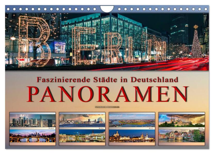 Faszinierende Städte in Deutschland - Panoramen (Wandkalender 2026 DIN A4 quer) CALVENDO Monatskalender