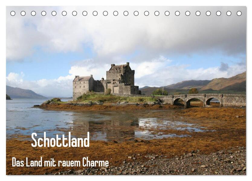 Schottland - Das Land mit rauem Charme (Tischkalender 2026 DIN A5 quer) CALVENDO Monatskalender