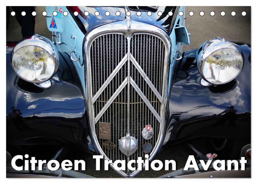 Citroen Traction Avant (Tischkalender 2026 DIN A5 quer) CALVENDO Monatskalender
