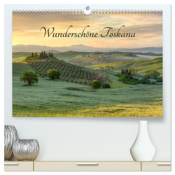 Wunderschöne Toskana (hochwertiger Premium Wandkalender 2026 DIN A2 quer) Kunstdruck in Hochglanz