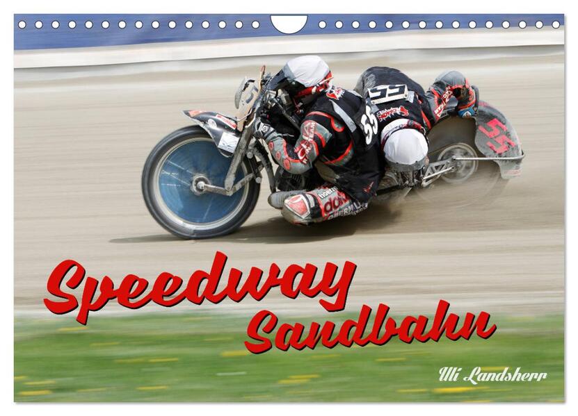 Speedway Sandbahn (Wandkalender 2026 DIN A4 quer) CALVENDO Monatskalender