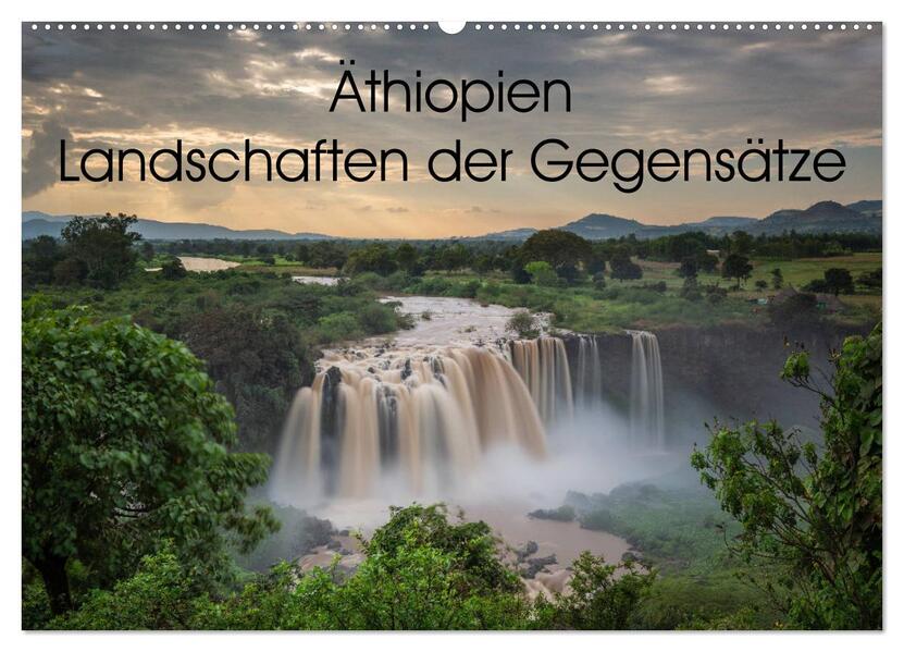 Äthiopien Landschaften der Gegensätze (Wandkalender 2026 DIN A2 quer) CALVENDO Monatskalender