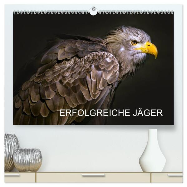 Erfolgreiche Jäger (hochwertiger Premium Wandkalender 2026 DIN A2 quer) Kunstdruck in Hochglanz