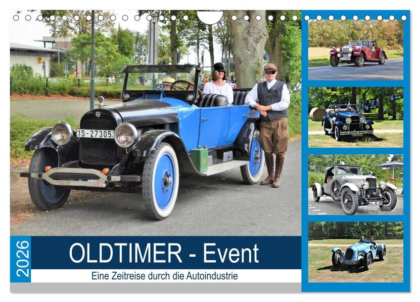 OLDTIMER-Event (Wandkalender 2026 DIN A4 quer) CALVENDO Monatskalender