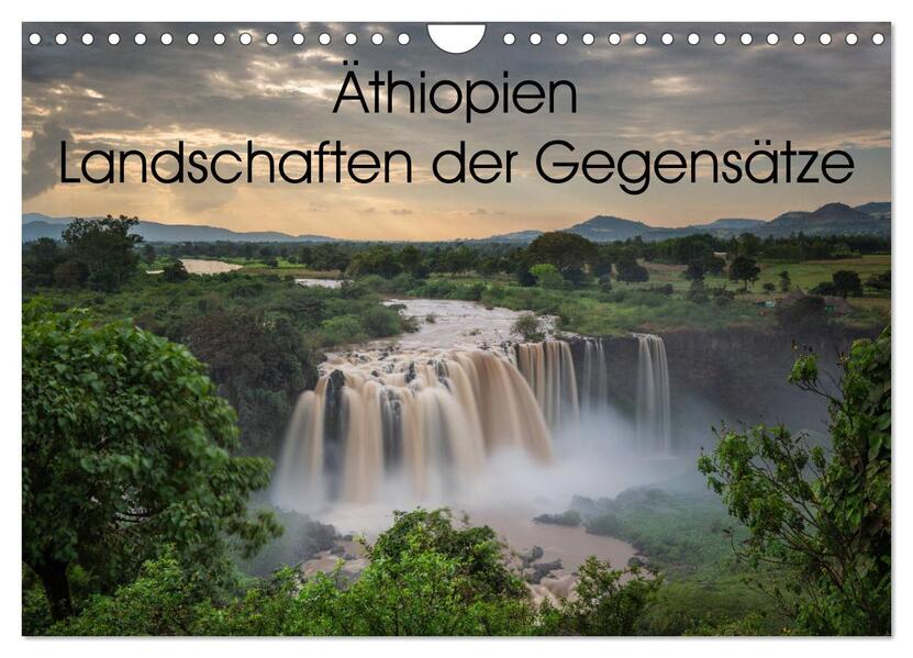 Äthiopien Landschaften der Gegensätze (Wandkalender 2026 DIN A4 quer) CALVENDO Monatskalender