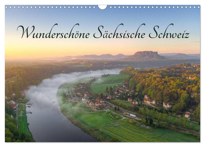 Wunderschöne Sächsische Schweiz (Wandkalender 2026 DIN A3 quer) CALVENDO Monatskalender