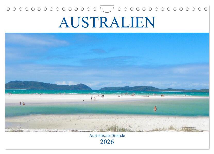 Australien - Australische Strände (Wandkalender 2026 DIN A4 quer) CALVENDO Monatskalender