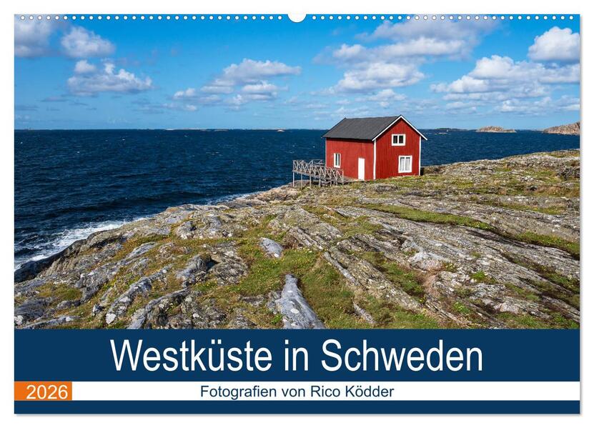 Westküste in Schweden (Wandkalender 2026 DIN A2 quer) CALVENDO Monatskalender