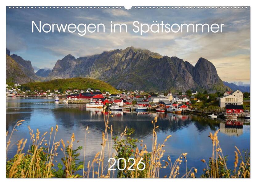 Norwegen im Spätsommer (Wandkalender 2026 DIN A2 quer) CALVENDO Monatskalender