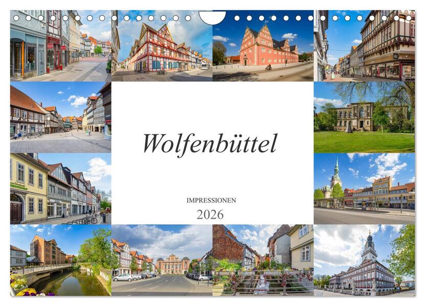 Wolfenbüttel Impressionen (Wandkalender 2026 DIN A4 quer) CALVENDO Monatskalender