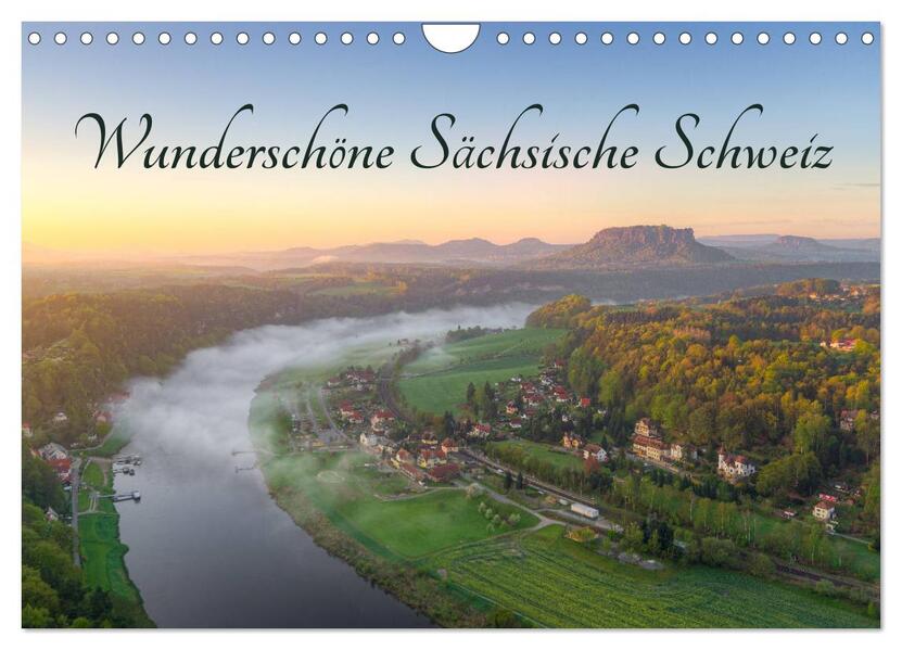 Wunderschöne Sächsische Schweiz (Wandkalender 2026 DIN A4 quer) CALVENDO Monatskalender