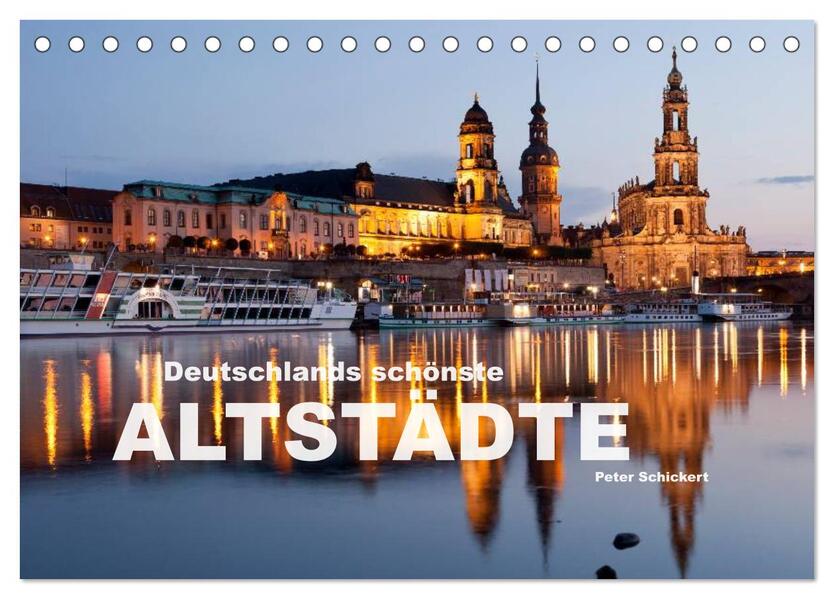 Deutschlands schönste Altstädte (Tischkalender 2026 DIN A5 quer) CALVENDO Monatskalender