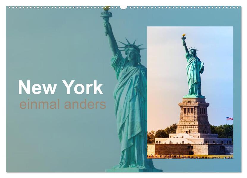 New York - einmal anders (Wandkalender 2026 DIN A2 quer) CALVENDO Monatskalender