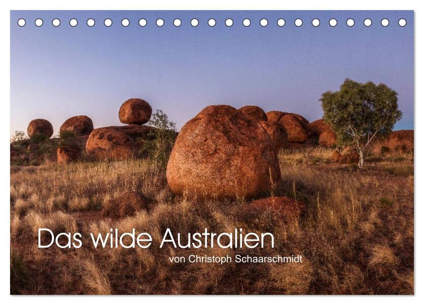 Das wilde Australien (Tischkalender 2026 DIN A5 quer) CALVENDO Monatskalender