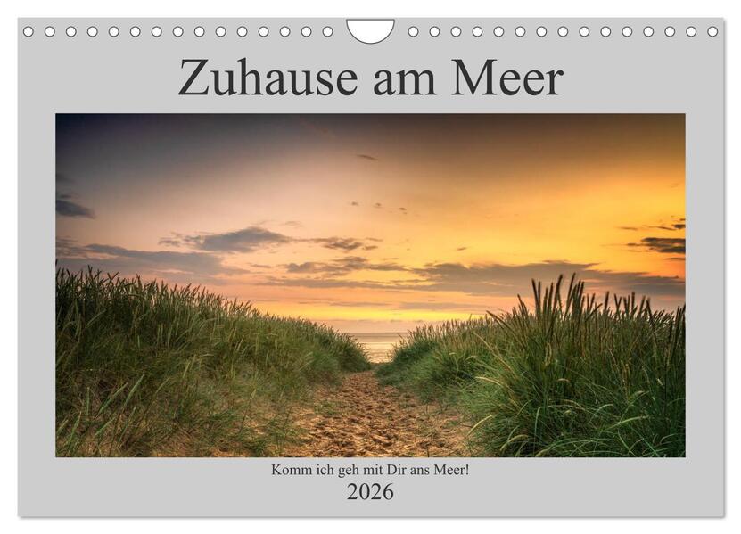 Zuhause am Meer (Wandkalender 2026 DIN A4 quer) CALVENDO Monatskalender