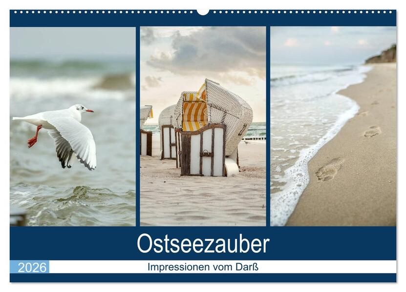 Ostseezauber (Wandkalender 2026 DIN A2 quer) CALVENDO Monatskalender