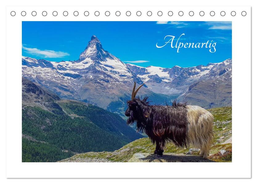 Alpenartig (Tischkalender 2026 DIN A5 quer) CALVENDO Monatskalender