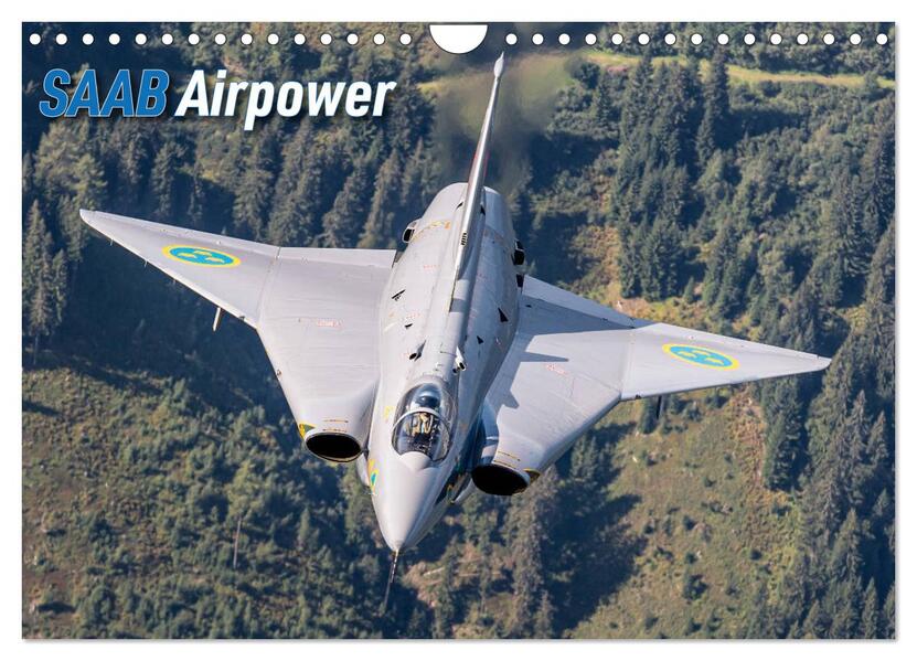 Saab Airpower (Wandkalender 2026 DIN A4 quer) CALVENDO Monatskalender