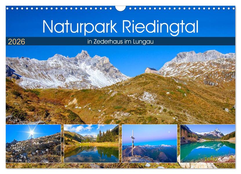 Naturpark Riedingtal (Wandkalender 2026 DIN A3 quer) CALVENDO Monatskalender