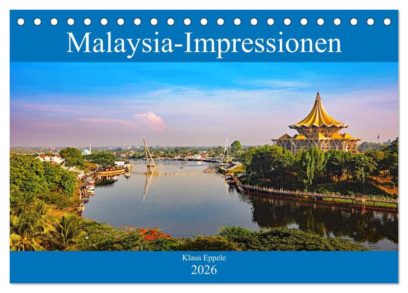 Malaysia-Impressionen (Tischkalender 2026 DIN A5 quer) CALVENDO Monatskalender