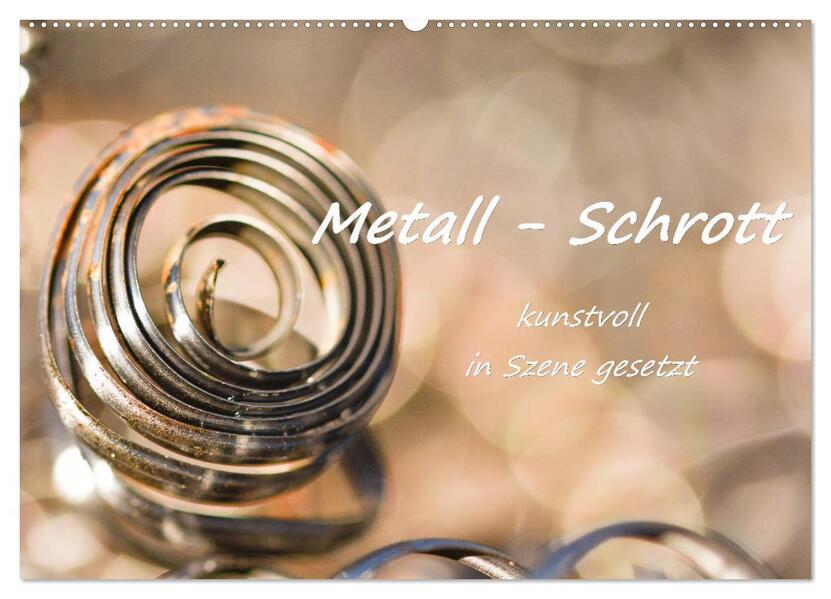 Metall - Schrott kunstvoll in Szene gesetzt (Wandkalender 2026 DIN A2 quer) CALVENDO Monatskalender