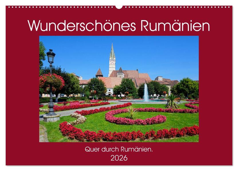 Wunderschönes Rumänien (Wandkalender 2026 DIN A2 quer) CALVENDO Monatskalender