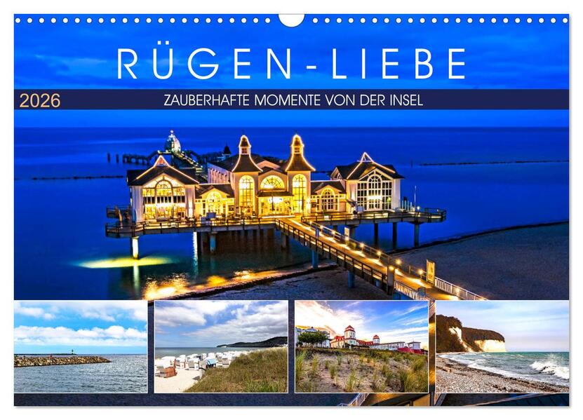 RÜGEN-LIEBE (Wandkalender 2026 DIN A3 quer) CALVENDO Monatskalender