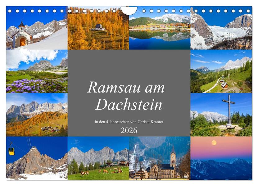 Ramsau am Dachstein (Wandkalender 2026 DIN A4 quer) CALVENDO Monatskalender