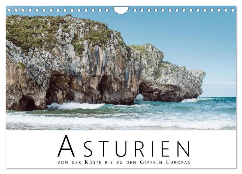 Asturien - Von der Küste bis zu den Gipfeln Europas (Wandkalender 2026 DIN A4 quer) CALVENDO Monatskalender