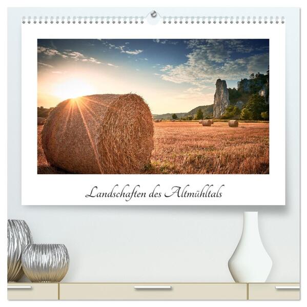 Landschaften des Altmühltals (hochwertiger Premium Wandkalender 2026 DIN A2 quer) Kunstdruck in Hochglanz
