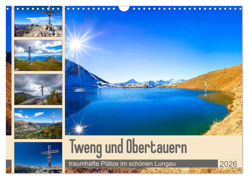 Tweng und Obertauern (Wandkalender 2026 DIN A3 quer) CALVENDO Monatskalender