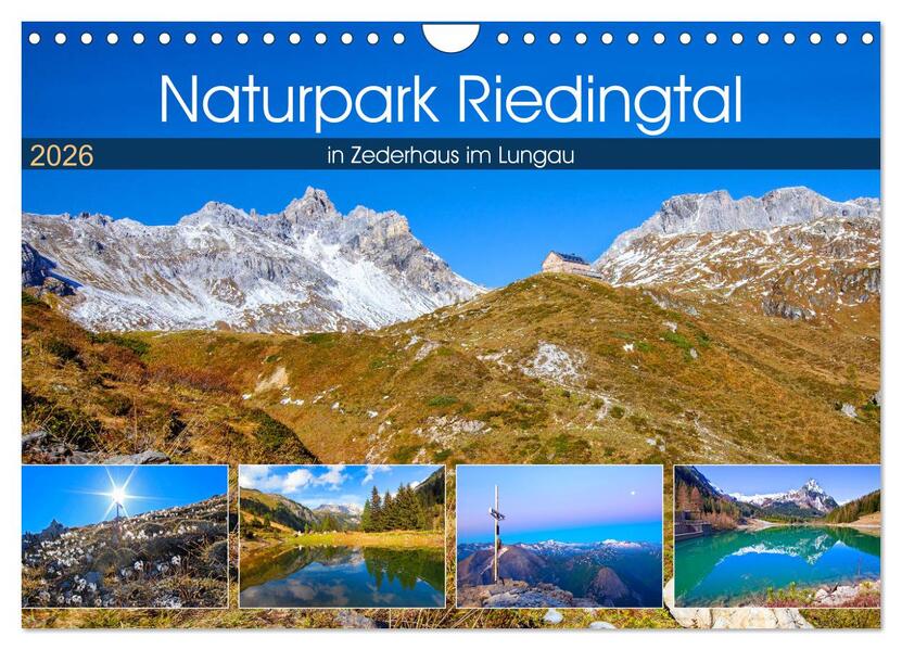 Naturpark Riedingtal (Wandkalender 2026 DIN A4 quer) CALVENDO Monatskalender