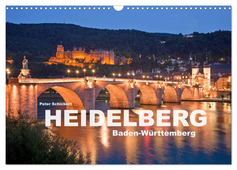 Heidelberg - Baden-Württemberg (Wandkalender 2026 DIN A3 quer) CALVENDO Monatskalender