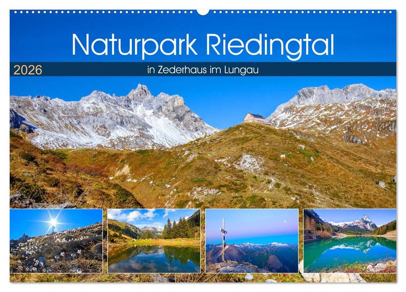 Naturpark Riedingtal (Wandkalender 2026 DIN A2 quer) CALVENDO Monatskalender