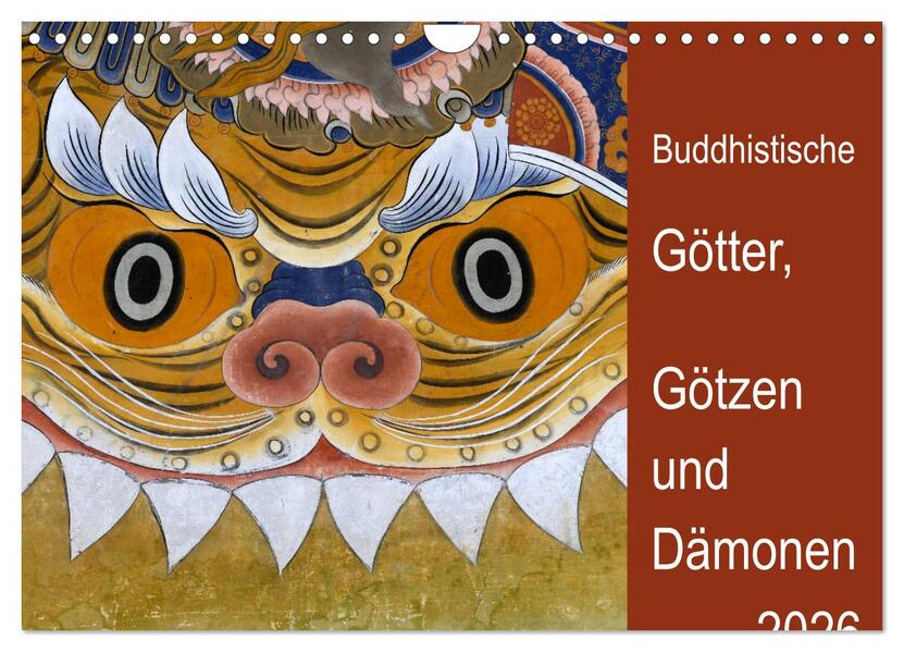 Buddhistische Götter Götzen und Dämonen (Wandkalender 2026 DIN A4 quer) CALVENDO Monatskalender